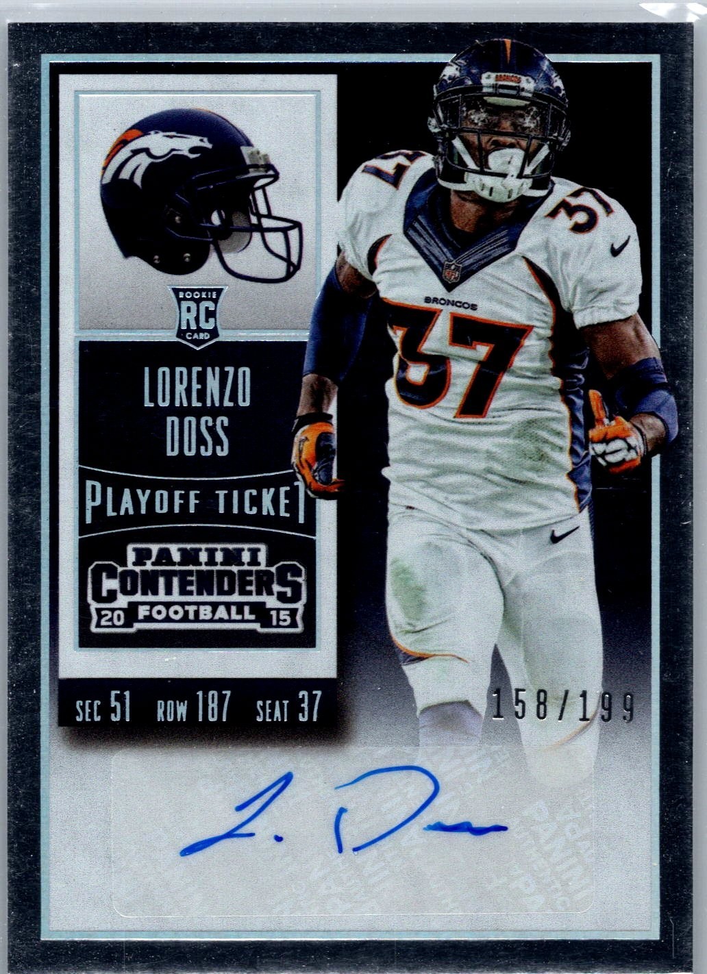 Lorenzo Doss Panini Contenders #245 Playoff Ticket-Autograph