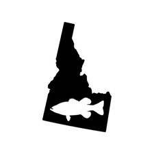 Idaho Bass Sticker Decal Die Cut