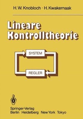 Knobloch - Lineare Kontrolltheorie - New paperback or softback - X555z