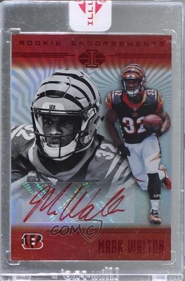 2018 Panini Illusions Rookie Endorsements Red 30/49 Mark Walton Auto RC 0nr3