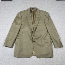 NWT VTG Burberry Men's 44R Blazer Kensington Plaid Wool Silk Houndstooth 595