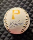 KONNOR GRIFFIN AUTOGRAPHED SIGNED RAWLINGS OML BASEBALL OML MLB PIRATES STITCH