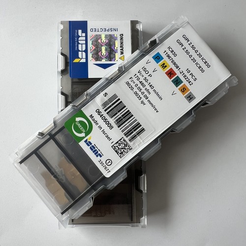 ISCAR / GIPI2.50-0.20 IC830 / inserts en carbure 10 pièces - Afbeelding 7 van 8