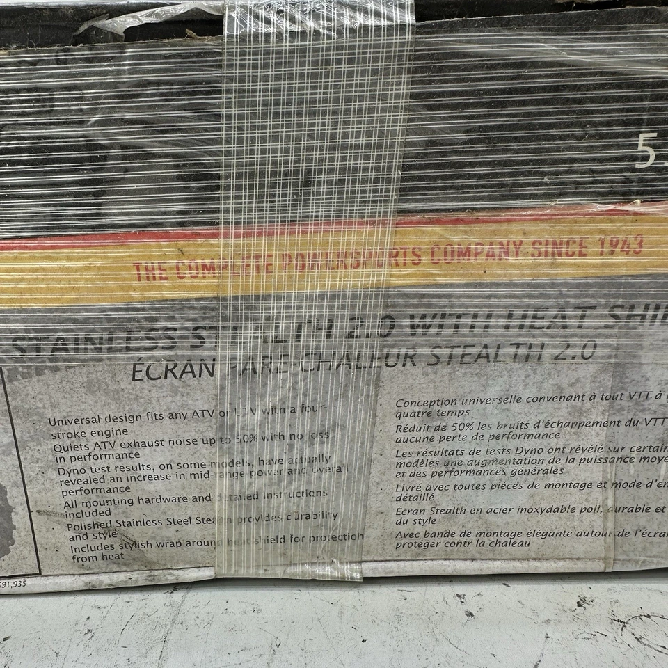 Sistema de escape Kolpin 5380 Stealth 2.0 con protector térmico LATA—AM CANAM OUTLANDER Foto 4 de 4