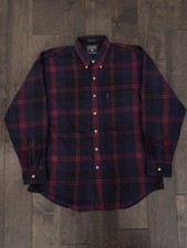 Vintage Chaps Ralph Lauren Mens Size Large Button Down Multicolor Plaid Shirt