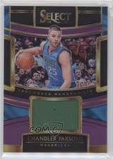 2018 Panini Select Throwback Memorabilia Purple Prizm 47/99 Chandler Parsons 1k5