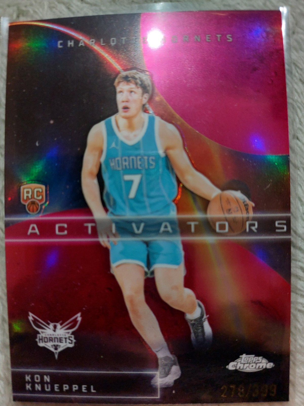 2025-26 Topps Chrome Kon Knueppel Activators RC /399