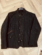 Barbour Powell Quilted Jacket Youth XXL Black 14/15 Excellent Condition