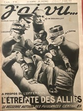 I Saw No. 86 July 8 1916 The Embrace Of The Allies Around The Powers