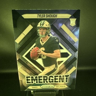 2025 Panini Prizm Emergent Tyler Shough #8 RC New Orleans Saints