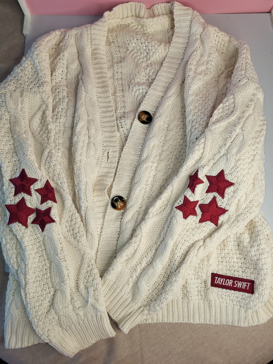 Taylor Swift RED Cardigan カーディガン M/L NEW Taylor Swift Red Cardigan Size XL/2XL - Rare Official