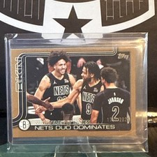 Topps 2023-24 Flagship NETS DUO DOMINATES Brooklyn Nets #273 Basketball