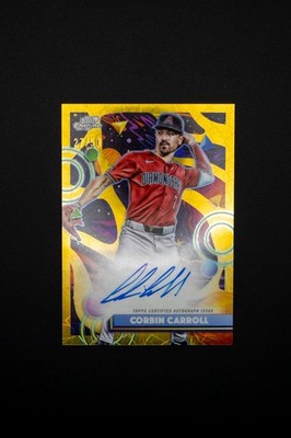 2025 TOPPS COSMIC CHROME COSMIC CHROME AUTO #CCA CORBIN CARROLL /50
