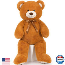 MorisMos 47inch Giant Teddy Bear Stuffed Animal 4ft, Big Teddy Bear Plush for Ba