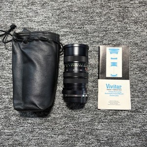 Vivitar 70-150mm f/3.8 Close Focusing Manual Focus Zoom Lens With Case Manual
