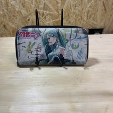 Hatsune Miku 8in x 4in Long Wallet Purse with Strap Japan Anime