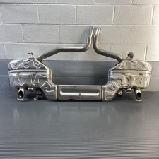 2019-2024 Audi A6 C8 3.0L Rear Exhaust Muffler Dual Exit Pipe OEM