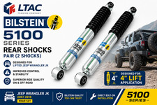 Bilstein 5100 Rear Shocks 33-186887 Jeep Wrangler Jk 2007-2018 4 Lift Pair