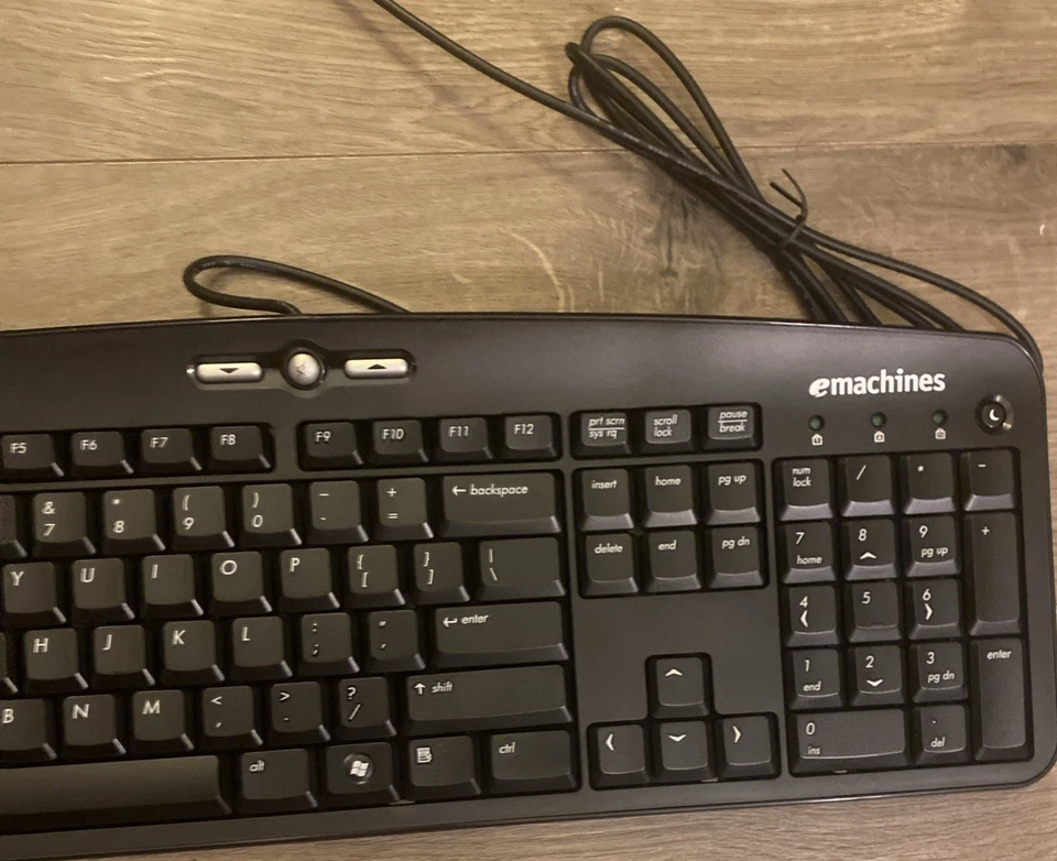 eMachines Keyboard Model KB-0705 Black New In The Box Unused - Image 3 of 4