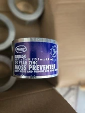 Master Flow 25 Year Zinc Moss And Fungus Preventer 50’x 2.5”  Silver NMM