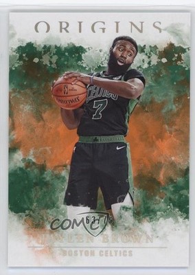 2020-21 Panini Origins Orange 63/75 Jaylen Brown #26 0gp4