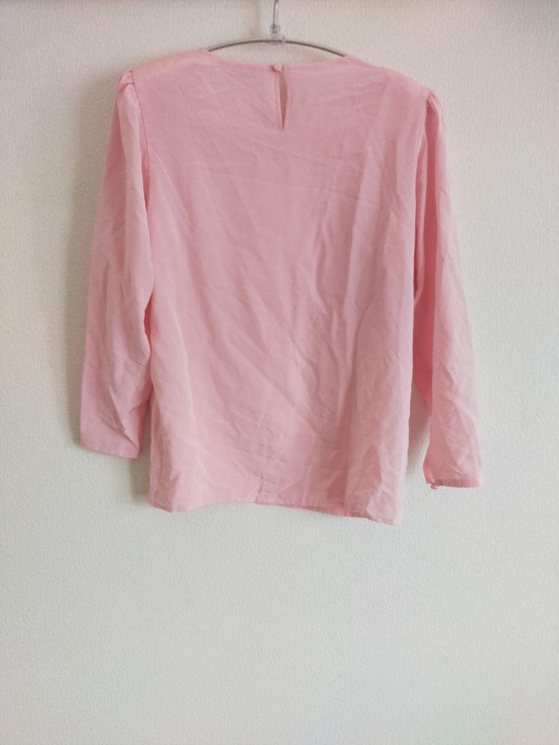 Autentico top Yves Saint Laurent manica lunga colore rosa taglia M donna