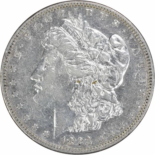 1883-S Morgan Silver Dollar EF Uncertified #208