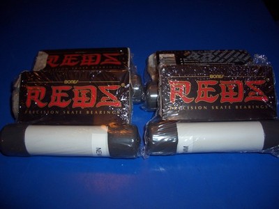 New OPEN PACKAGE Bones Bearings Reds 7mm (Set of 16).
