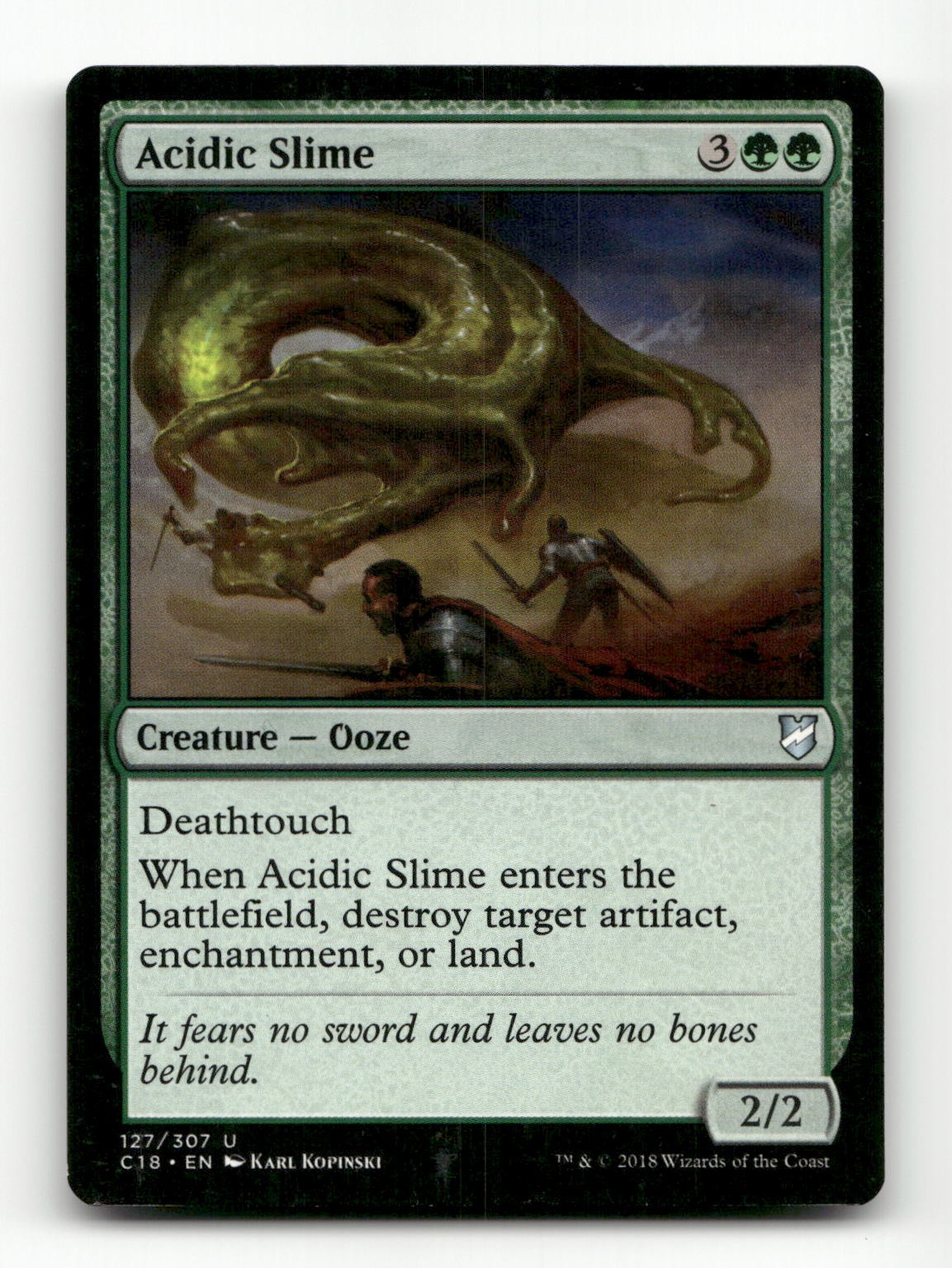Acidic Slime Commander 2018 #127 Magic the Gathering