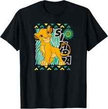 Disney Lion King Simba Black T-Shirt 1