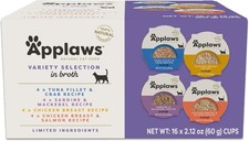 Applaws Natural Wet Cat Food in Broth, Limited and Natural Ingredients, High Pro