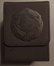 Premium PU Leather Card Deck Box Holds 100 w/2 Dividers for Collectible Trading