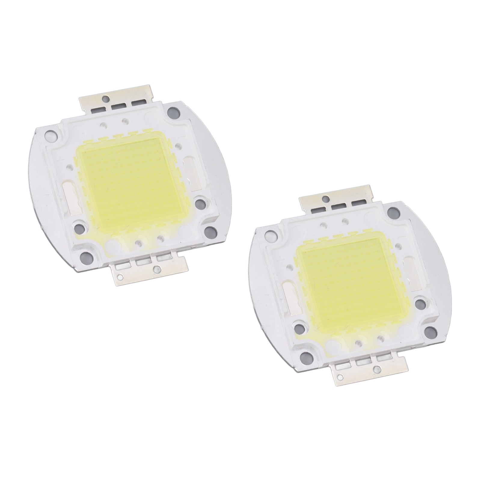 2pcs Round LED Chip 100W High Power LED Chip White Light 9600LM 6000K LED Beads