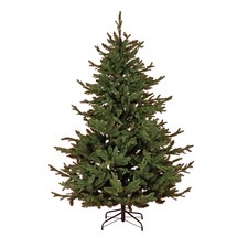 Christmas Tree 6ft Natural Look Full Shape Realistic Mixed Tip Habitat