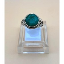 Anello Argento 925 In Radice Smeraldo ms.15