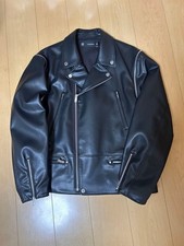Giacca biker ecopelle NUOVA GU x Undercover Jun Takahashi taglia US L nera nuova
