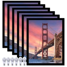 6 Sets 12x15 Picture Frame, Frames for 12 x 15 Canvas Collage Photo Poster Ce...
