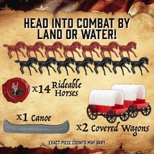 Civil War Army Men Toy Soldier Action Figure Deluxe Playset -120Pc with Confeder