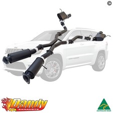 Twin 3" Cat Back Exhaust SRT Jeep Grand Cherokee 2012 to 2021 BC Tips