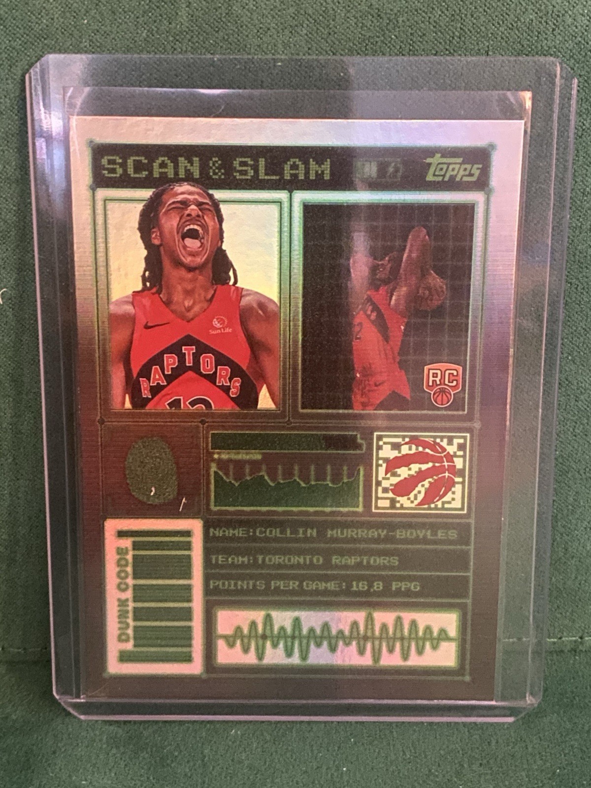 2025-26 Topps Flagship Collin Murray-Boyles #209 Blackout (RC) SCAN & SLAM