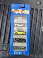 1993 Hot Wheels Ferrari 5 Car Gift Pack F40 348 Testarossa 308 512
