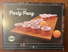 Ross & Rye Cheers! Mini przenośny składany pong piwny fabrycznie nowy gra imprezowa