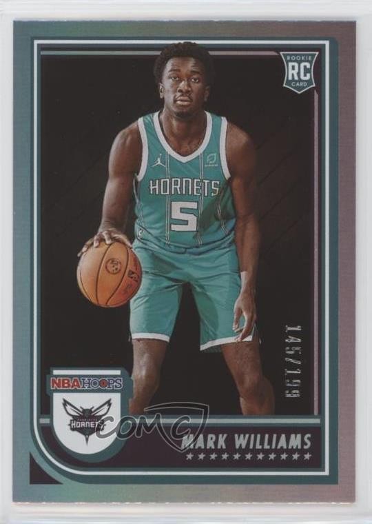 2022 Panini NBA Hoops Rookies Silver 145/199 Mark Williams #245 Rookie RC 0ie5