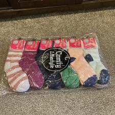 12 Pairs Comfy Lifestyle Ladies Slipper Socks One Size Cozy Fuzzy New