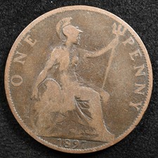Great Britain 1 Penny 1897, Coin, Inv#G675