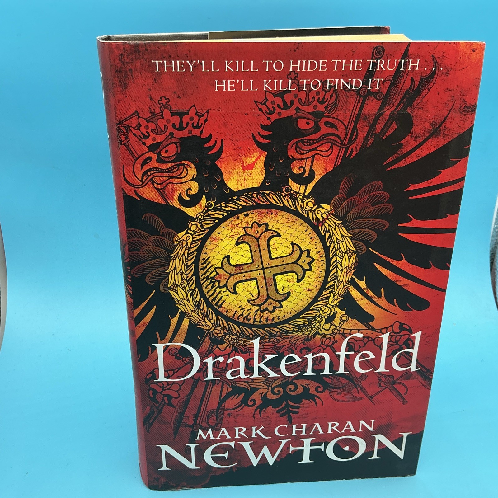 Drakenfeld Hardcover Mark Charan Newton Signed First Edition