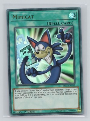 Mimicat Ultra Rare Speed Duel Decks: Destiny Masters SS01-ENV03 NM