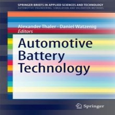 Automotive Battery Technology Springer Nature B.V. Paperback Spri