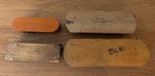 Lot of 4 Vintage Shoe Shine Brushes - 2 Large 2 Small/Empire