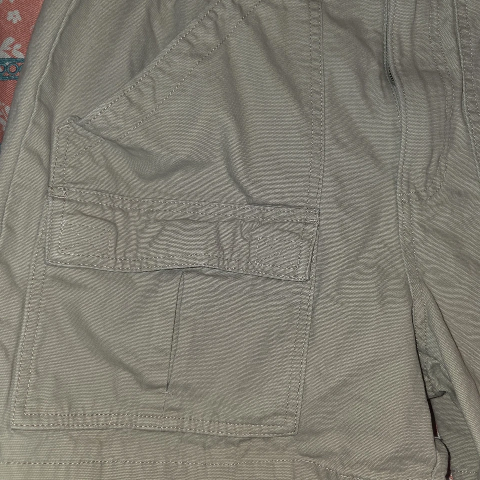 Vintage Red-Head Utility Cargo Shorts 34 Tan beige Y2K hike fish outdoor cotton - Image 2 of 4